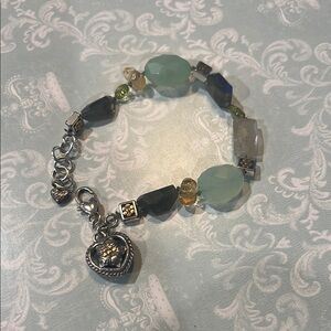 Brighton, Used, Elegant Multi-Color Gemstone Bracelet